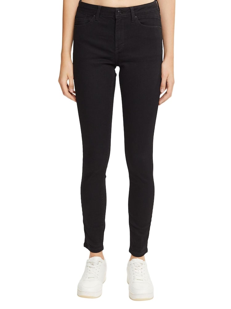Esprit Black Rinse Skinny Fit Jeans - Image 1 of 4