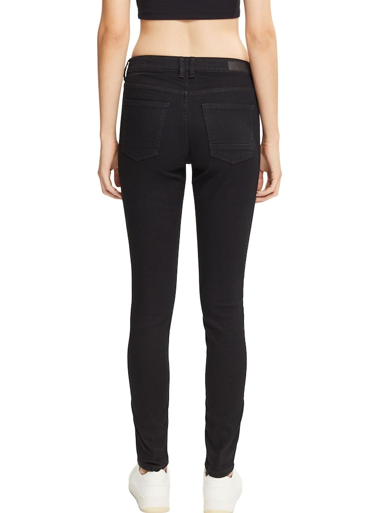 Esprit Black Rinse Skinny Fit Jeans - Image 2 of 4