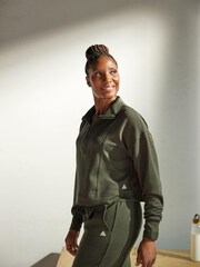 Khaki Green Next Active Yoga Slinky Top - Image 1 of 6
