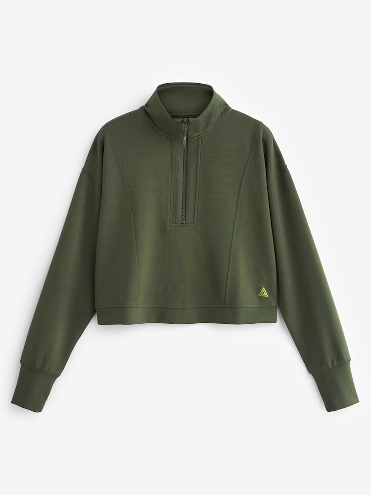 Khaki Green Next Active Yoga Slinky Top - Image 6 of 6