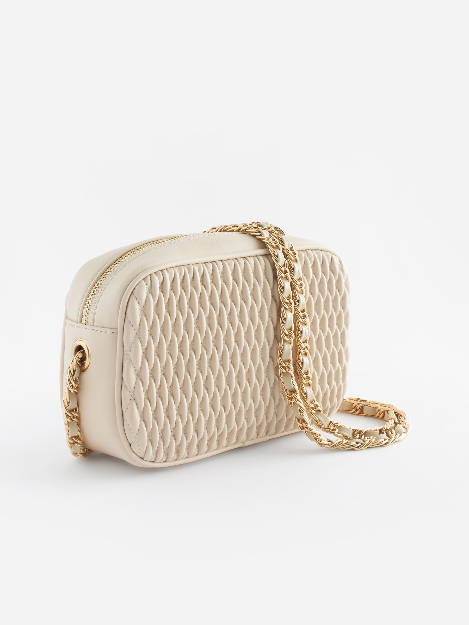 White quilted purse sales