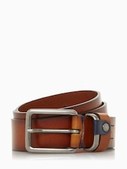 Dune London Brown Lorde XX Cross-Strap Flat Sandals - Image 1 of 3