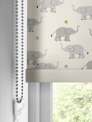 Cath Kidston Cream Kids Elephants Made To Measure Roller Blinds - Image 4 of 6