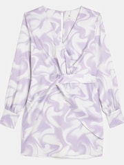 River Island Purple V-Neck Dress - Image 4 of 4