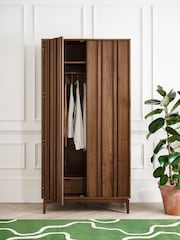 Jasper Conran London Brown Belgrave Walnut Wardrobe - Image 2 of 8