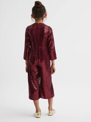 Reiss Berry Sirra Junior Sequin Jumpsuit - Image 5 of 6