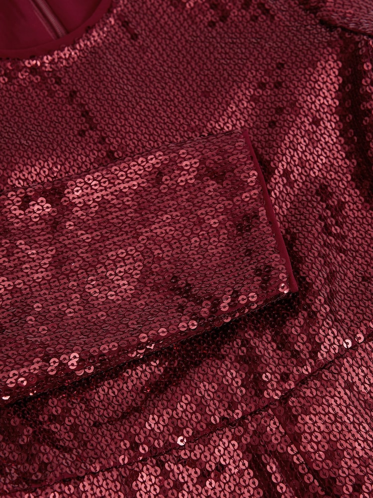 Reiss Berry Sirra Junior Sequin Jumpsuit - Image 6 of 6