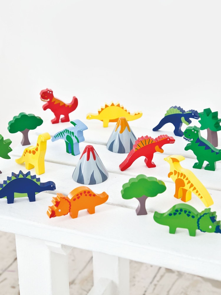 JoJo Maman Bébé Dinosaur Print Pocket Set - Image 2 of 3
