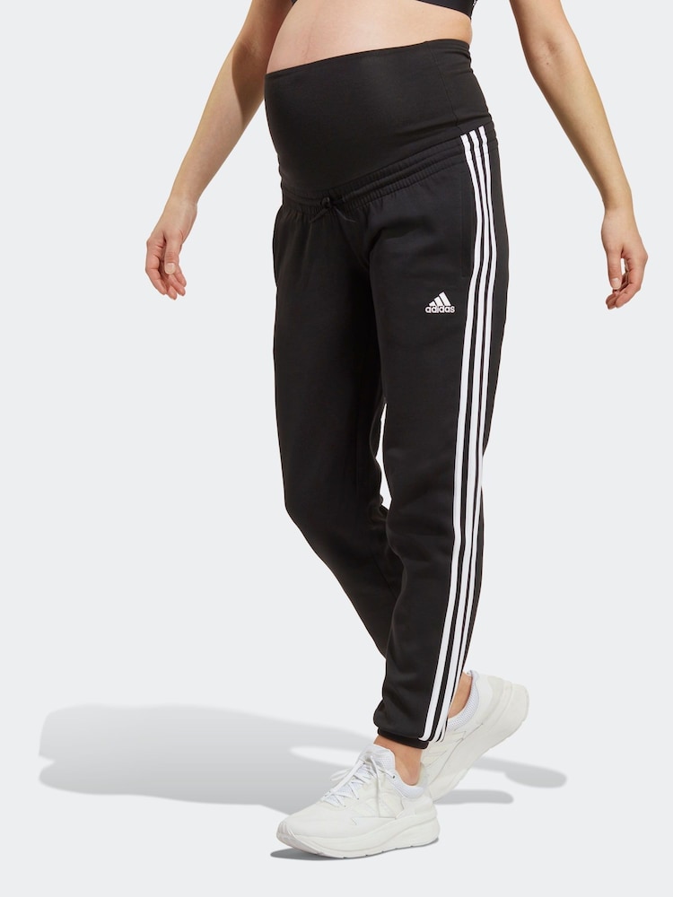 adidas Black Maternity Tracksuit Bottoms - Image 1 of 6