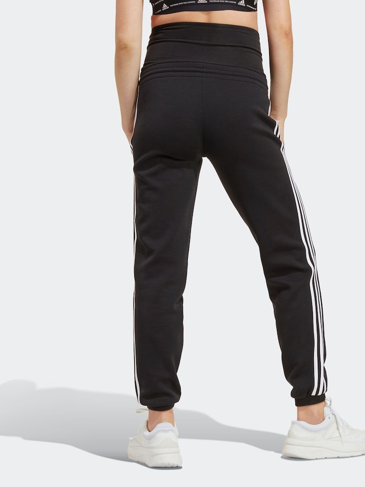 adidas Black Maternity Tracksuit Bottoms - Image 2 of 6