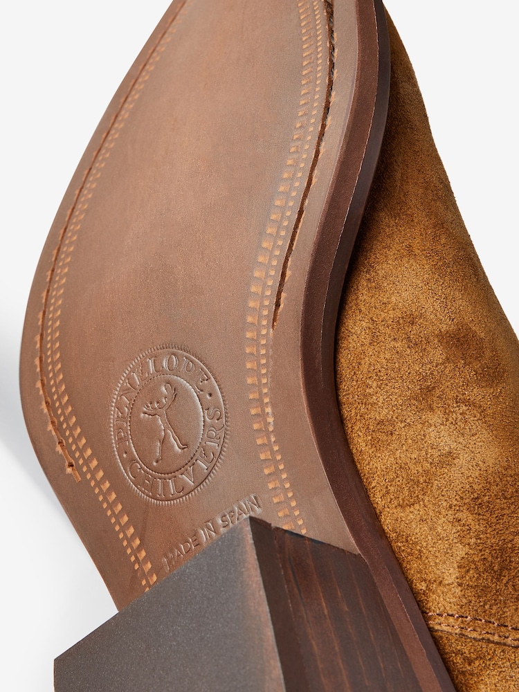 Penelope Chilvers Goldie Embroidered Cowboy Brown Boots - Image 16 of 16