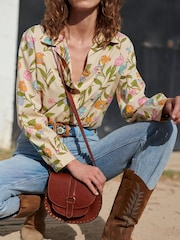 Penelope Chilvers Goldie Embroidered Cowboy Brown Boots - Image 5 of 16