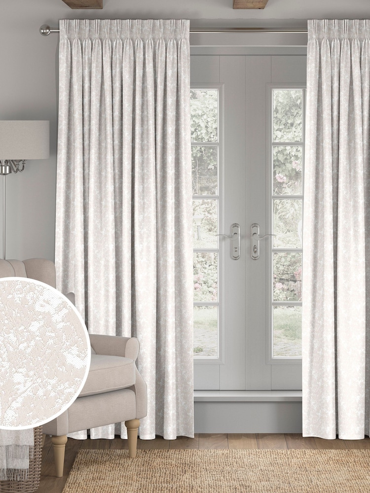 Taupe Evin Made To Measure Curtains - Image 1 of 9