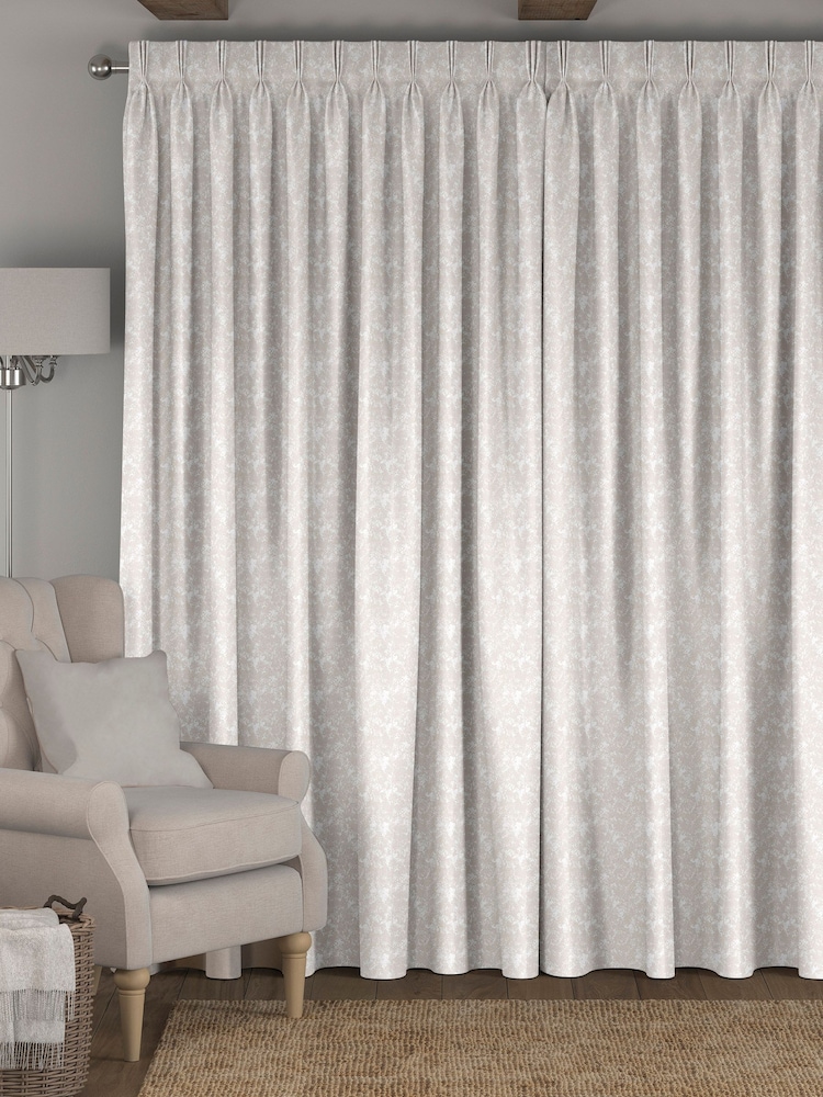 Taupe Evin Made To Measure Curtains - Image 2 of 9