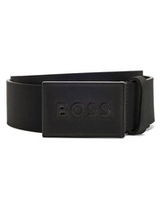 BOSS Black Icon Buckle Leather Belt - Image 1 of 5