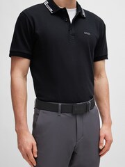 BOSS Black Icon Buckle Leather Belt - Image 2 of 5