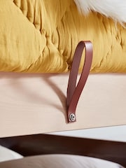 Get Laid Beds Honey Ottoman Storage Square Leg Solid Wood Bed - Image 3 of 4