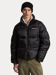 Polo Ralph Lauren Black Polyester Ripstop Printed Jacket - Image 6 of 6