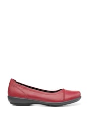 Hotter Red Wide Fit Robyn II Slip-On Leather Shoes - Image 1 of 4