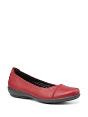 Hotter Red Wide Fit Robyn II Slip-On Leather Shoes - Image 2 of 4