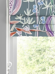 Voyage Papaya Grey Masina Made to Measure Roman Blind - Image 2 of 6