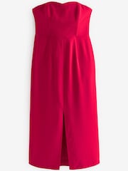 Red Strapless Fitted Dress - Image 5 of 5
