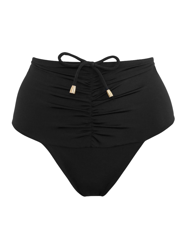 Pour Moi Black High Waist Santa Cruz Bikini Bottoms - Image 4 of 5