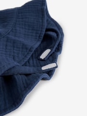 Navy Blue Crinkle Baby Bucket Hat (0mths-2yrs) - Image 3 of 3