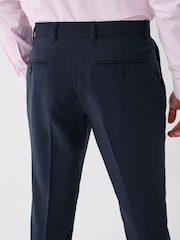 Marineblau/blau - Eng - Maschinenwaschbare, elegante Hose ohne Bundfalte - Bild 5 von 8