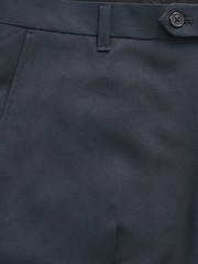 Marineblau/blau - Eng - Maschinenwaschbare, elegante Hose ohne Bundfalte - Bild 7 von 8