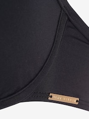 Mint Velvet Black Lightly Padded Cupped Hardware Bikini Top - Image 4 of 5