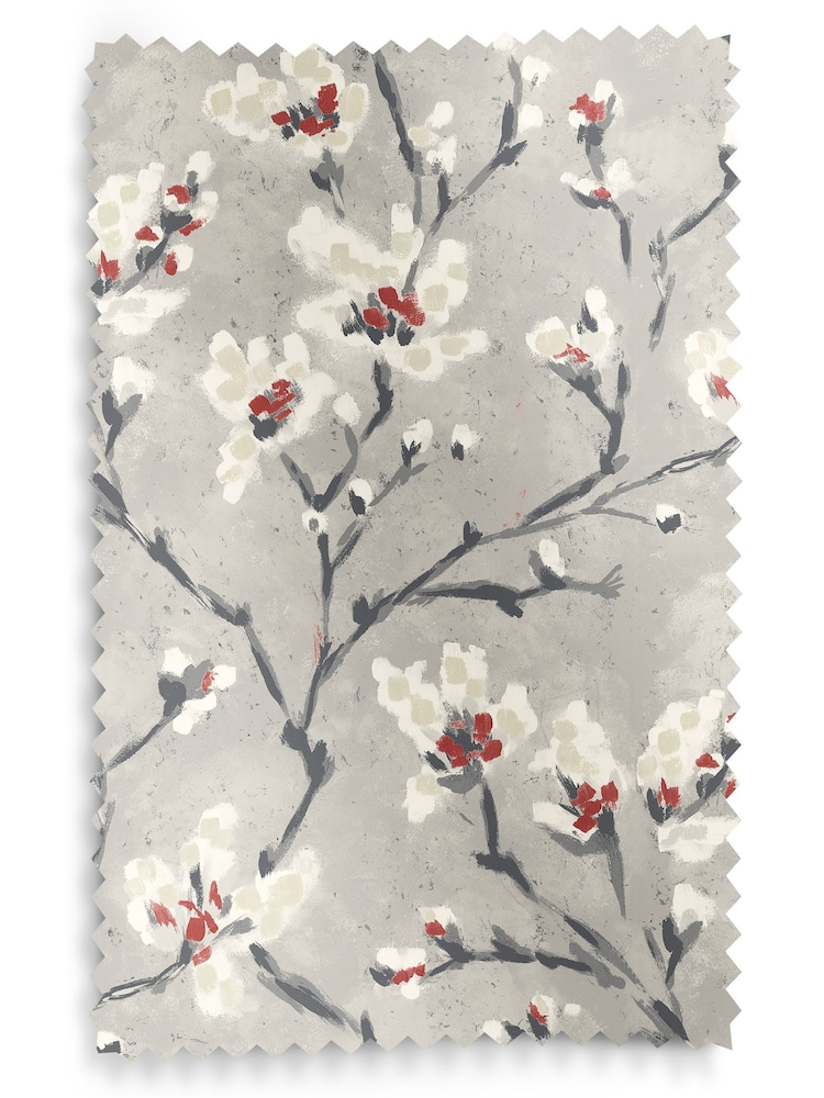 Red Burley Made To Measure Roman 100% Cotton Blind - Image 5 of 5