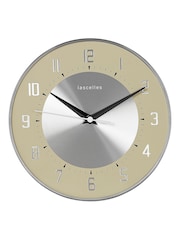Brookpace Lascelles Cream Deco Style Wall Clock - Image 1 of 4