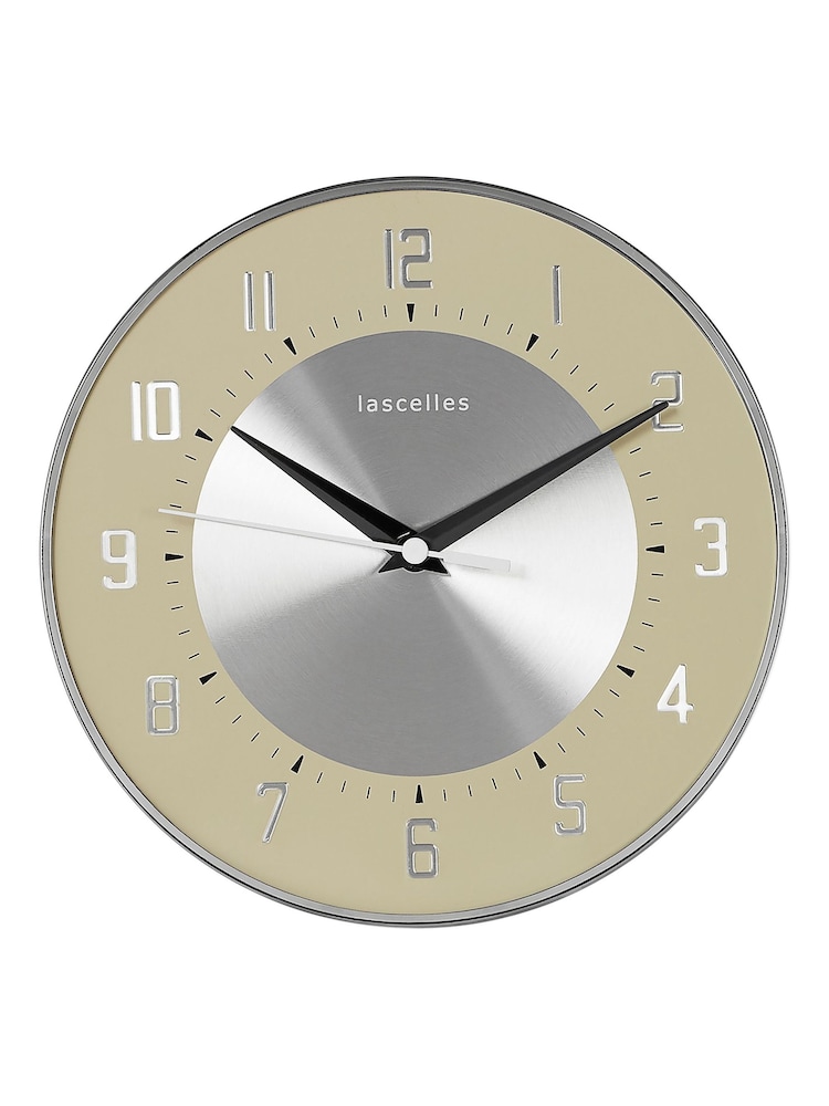 Brookpace Lascelles Cream Deco Style Wall Clock - Image 1 of 4
