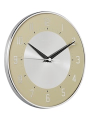Brookpace Lascelles Cream Deco Style Wall Clock - Image 2 of 4