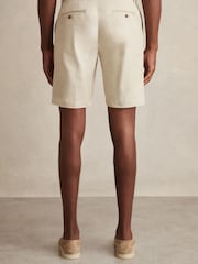Reiss Stone Oe Hampton Cotton Chino Shorts With Stretch - Image 5 of 6