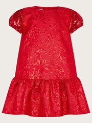 Monsoon Cosmic Print Velvet Dress - Image 1 of 3