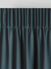 Peacock Teal Montero Velvet Made To Measure Curtain - Image 6 of 9