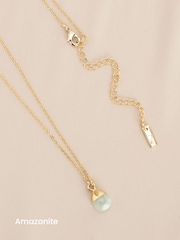 Gold Plated/Silver Plated Semi Precious Stone Necklace - Image 2 of 7