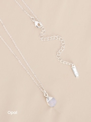 Gold Plated/Silver Plated Semi Precious Stone Necklace - Image 4 of 7