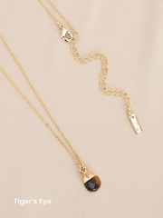 Gold Plated/Silver Plated Semi Precious Stone Necklace - Image 5 of 7