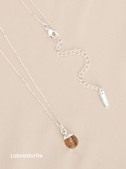 Gold Plated/Silver Plated Semi Precious Stone Necklace - Image 6 of 7