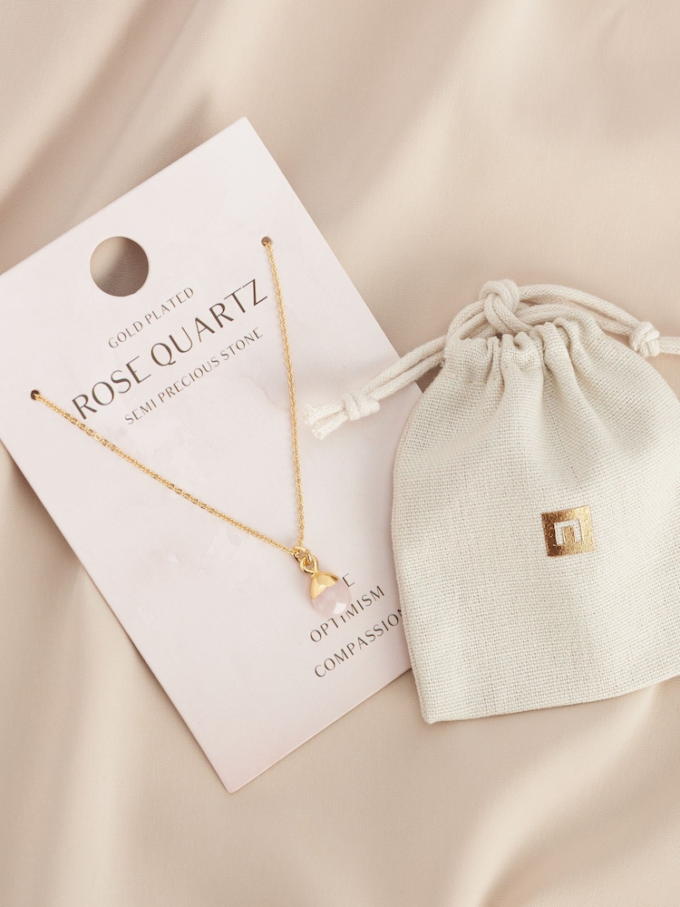 Gold Plated/Silver Plated Semi Precious Stone Necklace - Image 7 of 7