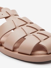 Blush Pink Leather Fisherman Sandals - Image 5 of 5