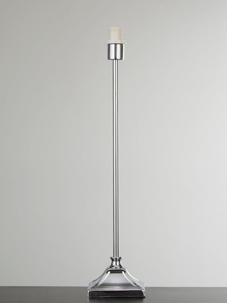 Searchlight Chrome Beta Metal Table Lamp Base - Image 1 of 4