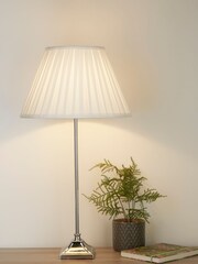 Searchlight Chrome Beta Metal Table Lamp Base - Image 2 of 4