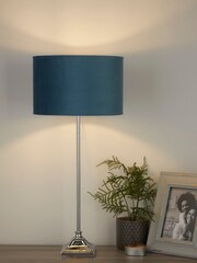 Searchlight Chrome Beta Metal Table Lamp Base - Image 3 of 4