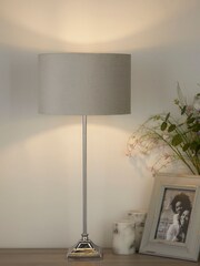 Searchlight Chrome Beta Metal Table Lamp Base - Image 4 of 4
