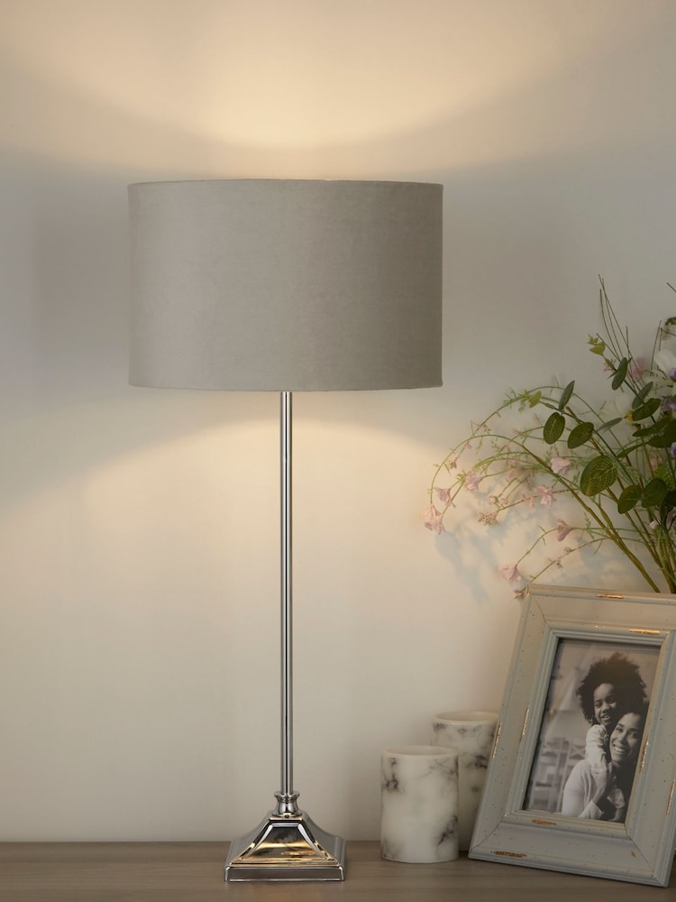 Searchlight Chrome Beta Metal Table Lamp Base - Image 4 of 4