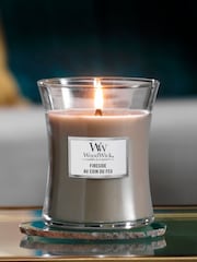 Woodwick Brown Hourglass Fireside Jar Candle - Image 1 of 2